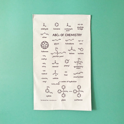 ABCs of Chemistry Tea Towel