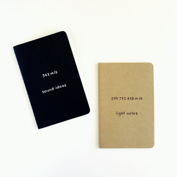 Light + Sound Pocket Notebook Set