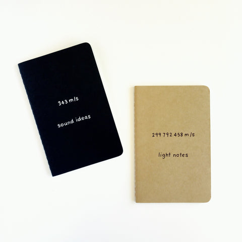 Light + Sound Pocket Notebook Set