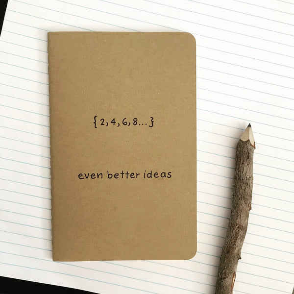 Odd Even Pocket Notebook Set