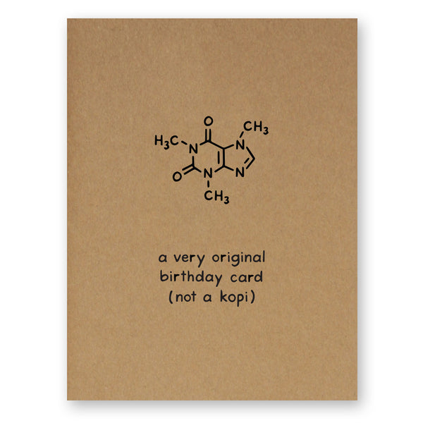 Kopi Birthday Card