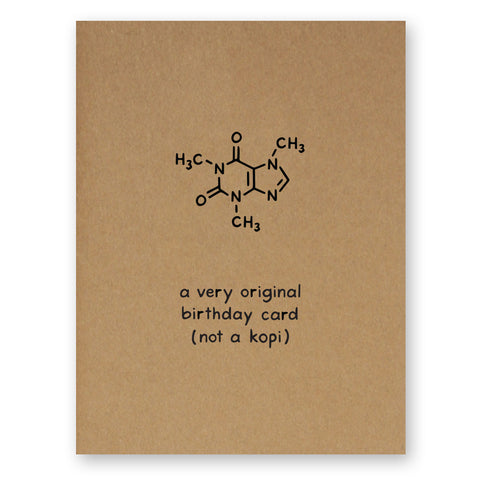 Kopi Birthday Card