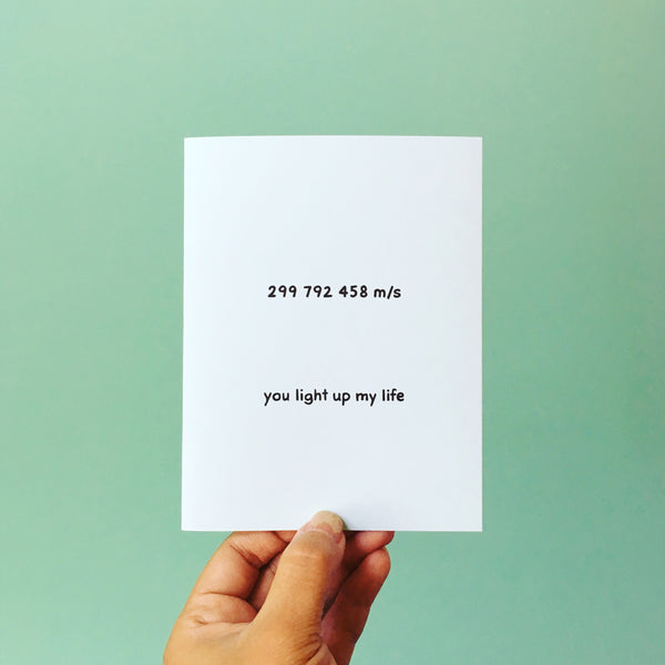 Light Up My Life Card