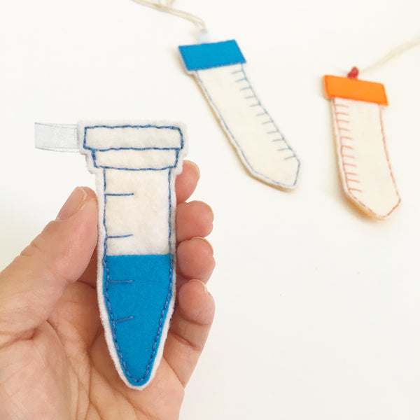 Molecular Biology Lab Ornament Set