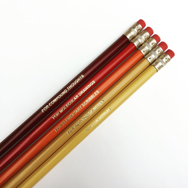Chemistry Doodles Pencil Set