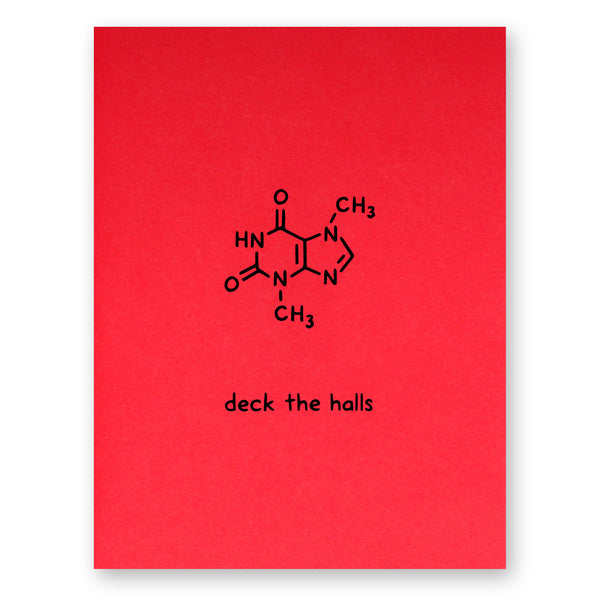 Deck The Halls Card
