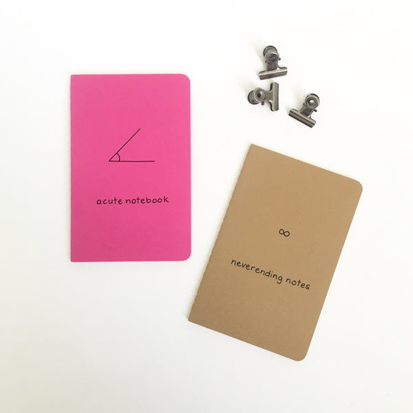 Acute & Infinity Pocket Notebook Set