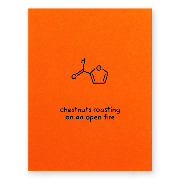 Chestnuts Roasting On An Open Fire Card