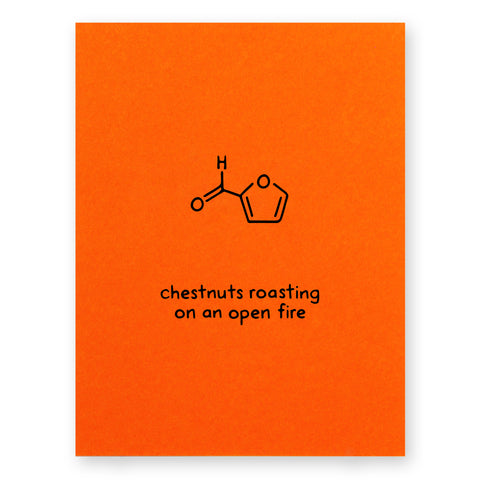 Chestnuts Roasting On An Open Fire Card