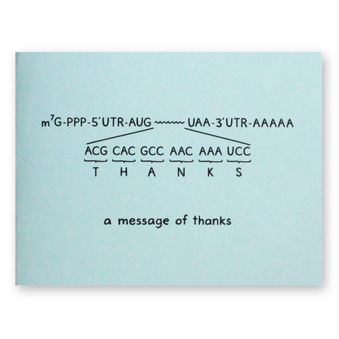 mRNA Thank You Card