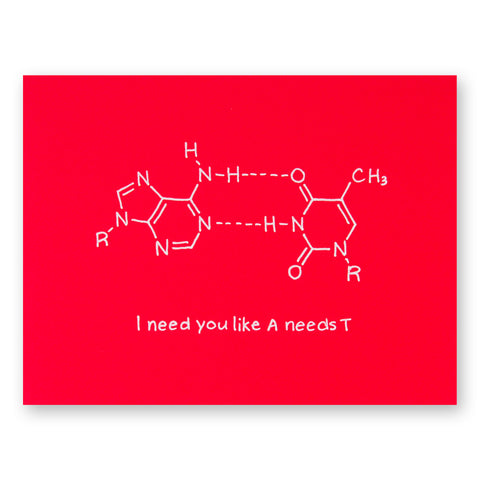 DNA Nucleotide Love Card