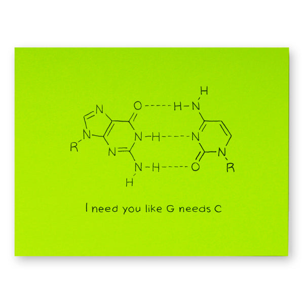 DNA Nucleotide Love Card