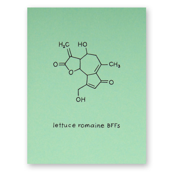 Lettuce Romaine BFFs Card