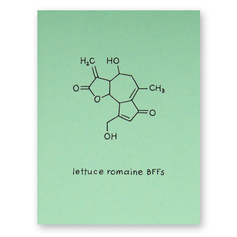 Lettuce Romaine BFFs Card