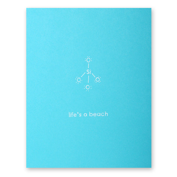 Life's A Beach Poster