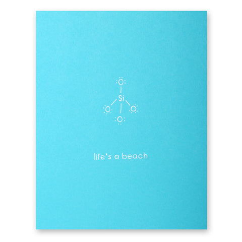 Life's A Beach Poster