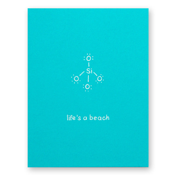 Life's A Beach Card