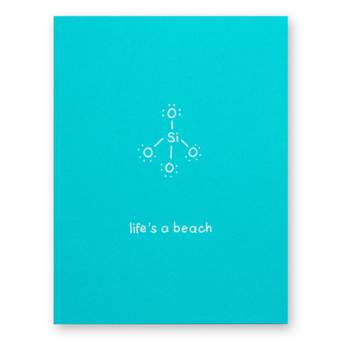 Life's A Beach Card