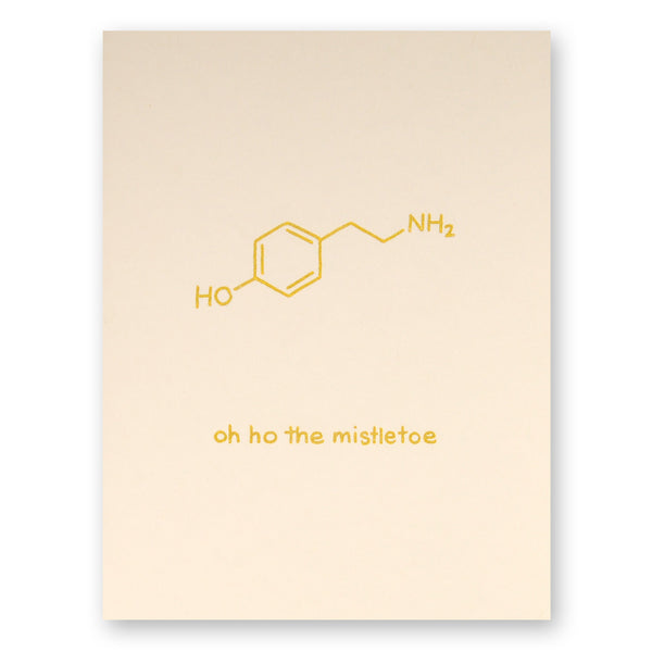 Oh Ho The Mistletoe Card