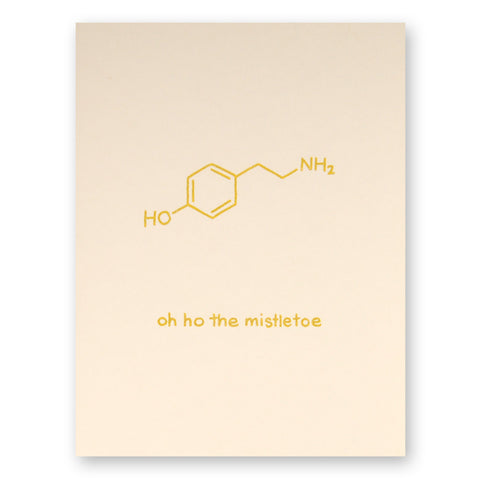 Oh Ho The Mistletoe Card