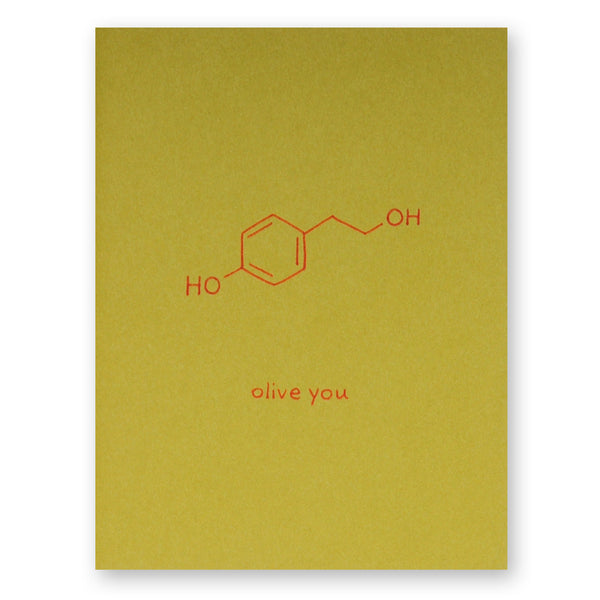 Olive You Card