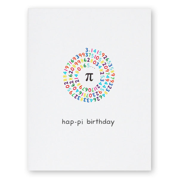 Pi Birthday Card