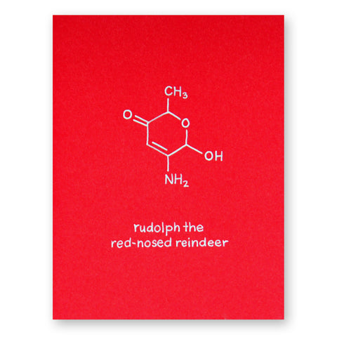 Rudolph The Red Nosed Reindeer Card