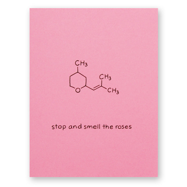 Stop And Smell The Roses Card