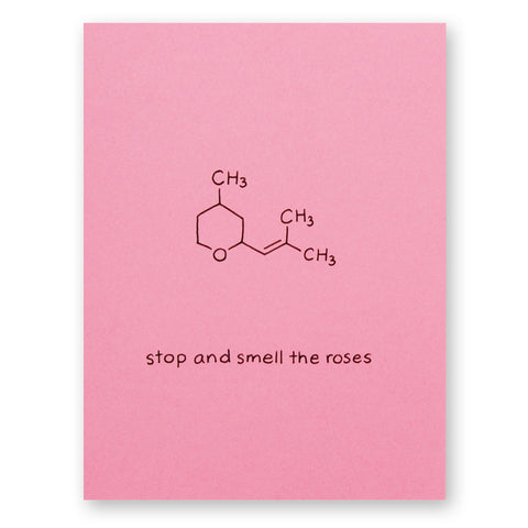 Stop And Smell The Roses Card