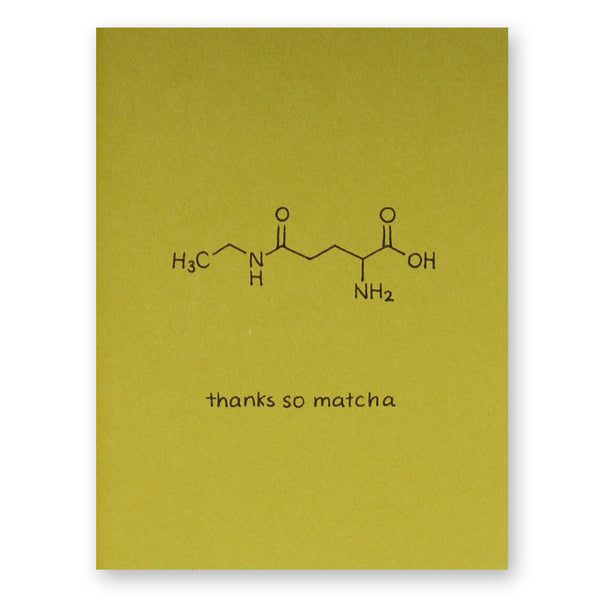 Thanks So Matcha Card