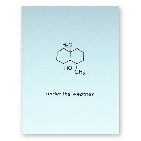 Under The Weather Card